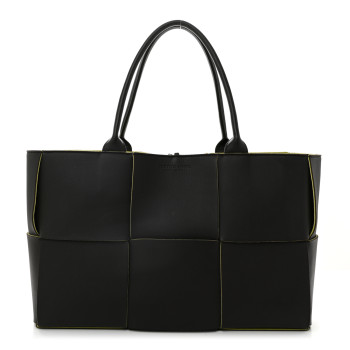 BOTTEGA VENETA Nappa Maxi Intrecciato Medium Arco Tote Fondant Kiwi