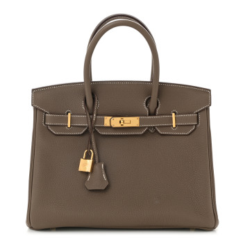 HERMES Togo Birkin 30 Etoupe