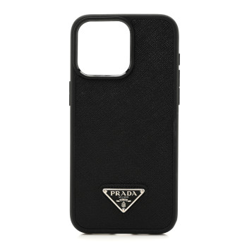 PRADA Saffiano iPhone 15 Pro Max Case Black