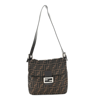 FENDI Zucca Mama Baguette Tobacco