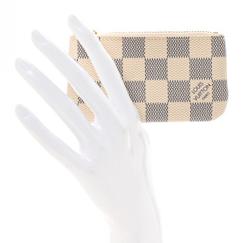 LOUIS VUITTON Damier Azur Key Pouch