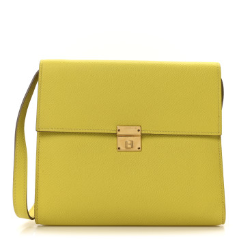 HERMES Epsom Clic 16 Wallet Lime