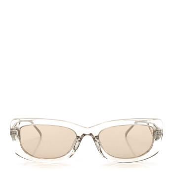 PRADA Acetate Sunglasses SPR 14YS Crystal Beige