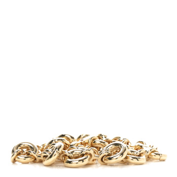 LOEWE Brass Donut Chain Shoulder Strap Gold