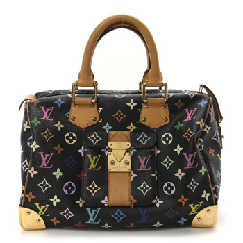 LOUIS VUITTON Monogram Multicolor Speedy 30 Black