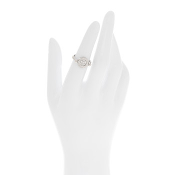 BULGARI 18K White Gold Diamond Black Onyx Bvlgari Bvlgari Flip Ring 52 6