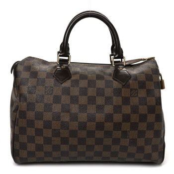 LOUIS VUITTON Damier Ebene Speedy 25