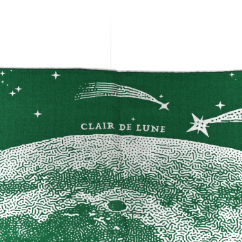 HERMES Silk Cashmere Clair De Lune Shawl 140 Green