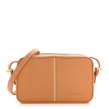 BURBERRY Calfskin Small Crossbody Beige