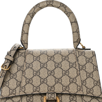 BALENCIAGA X GUCCI GG Supreme Monogram Small Hourglass Top