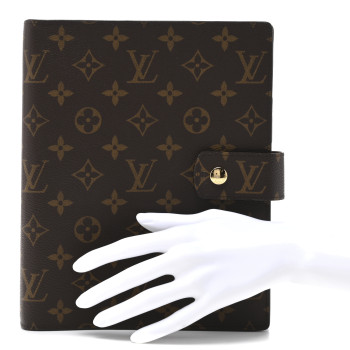 LOUIS VUITTON Monogram Large Ring Agenda Cover