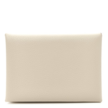 HERMES Evercolor Calvi Duo Card Case Beton