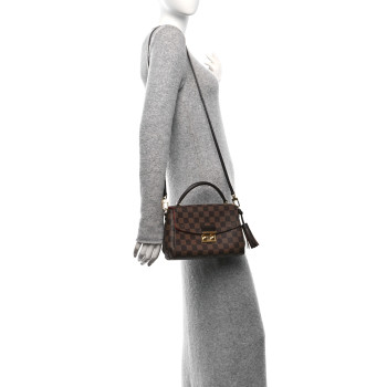 LOUIS VUITTON Damier Ebene Croisette