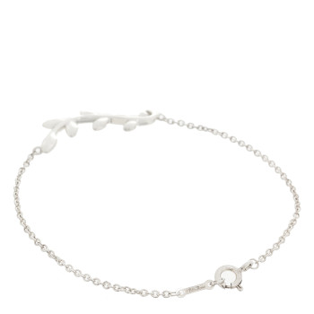 TIFFANY Sterling Silver Paloma Picasso Olive Leaf Vine Bracelet