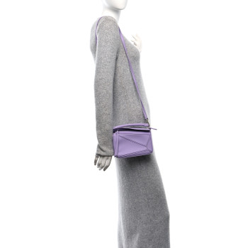 LOEWE Calfskin Mini Puzzle Bag Light Mauve