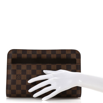 LOUIS VUITTON Damier Ebene Pochette Saint Louis Clutch LOUIS VUITTON Damier Ebene Pochette Saint Louis Clutch