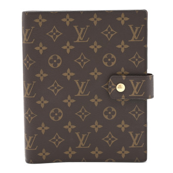 LOUIS VUITTON Monogram Large Ring Agenda Cover