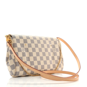 LOUIS VUITTON Damier Azur Favorite MM