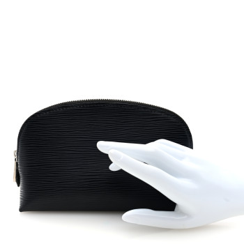 LOUIS VUITTON Epi Cosmetic Pouch Black