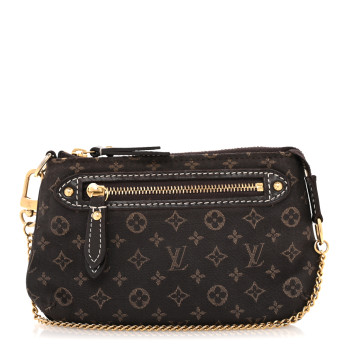 LOUIS VUITTON Monogram Idylle Mini Pochette Accessories Fusain