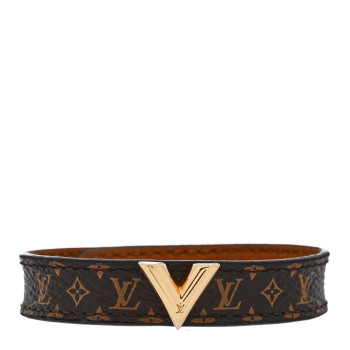 LOUIS VUITTON Monogram Essential V Bracelet 17