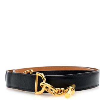 HERMES Chamonix Chaine D'Ancre Belt 90 36 Black