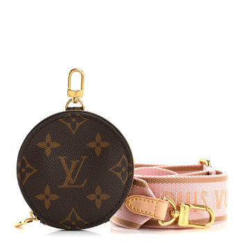 LOUIS VUITTON Monogram Multi Pochette Accessories Bandouliere Shoulder Strap Rose Clair