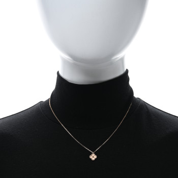 VAN CLEEF & ARPELS 18K Rose Gold Sweet Alhambra Pendant Necklace