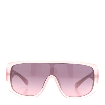 CHANEL Acetate Shield Sunglasses 5495A Light Pink