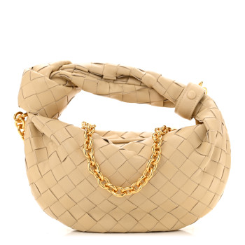 BOTTEGA VENETA Nappa Intrecciato Mini Chain Jodie Porridge