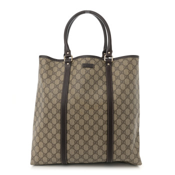 GUCCI GG Plus Monogram Joy Vertical Tote Dark Brown