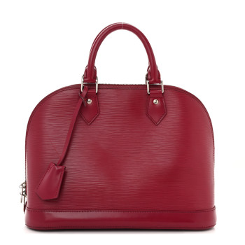 LOUIS VUITTON Epi Alma PM Fuchsia