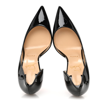 CHRISTIAN LOUBOUTIN Patent Iriza 100 Pumps 38.5 Black