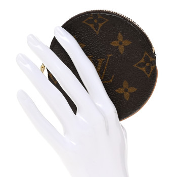 LOUIS VUITTON Monogram Round Coin Purse