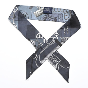 HERMES Silk Cliquetis Twilly
