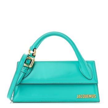 JACQUEMUS Spazzolato Le Chiquito Boucle Long Turquoise