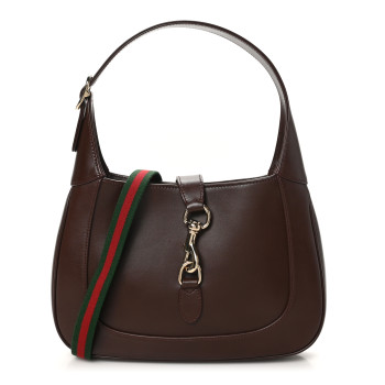 GUCCI Ancora Calfskin Small Jackie Shoulder Bag Rosso