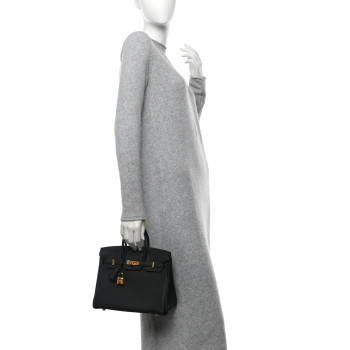 HERMES Togo Birkin 25 Black
