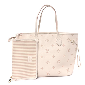 LOUIS VUITTON Monogram Debossed Neverfull MM Eden