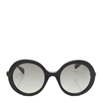 GUCCI Acetate Round GG Sunglasses GG0367S Black
