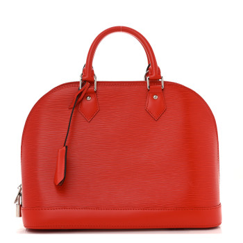 LOUIS VUITTON Epi Alma PM Carmine
