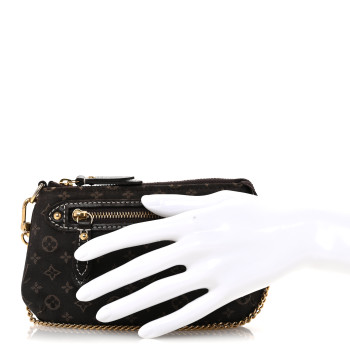 LOUIS VUITTON Monogram Idylle Mini Pochette Accessories Fusain