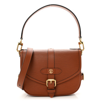 LOUIS VUITTON Epi Saumur BB Cognac