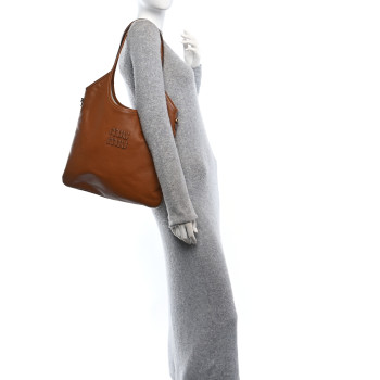 MIU MIU Nappa Ivy Bag Caramel