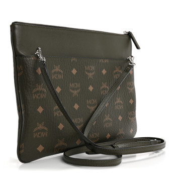 MCM Visetos Medium Crossbody Pouch Sea Turtle