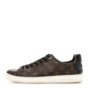 LOUIS VUITTON Patent Monogram Mens Frontrow Sneakers 8.5
