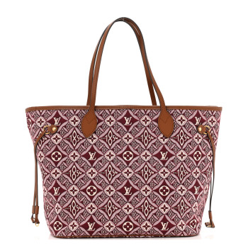 LOUIS VUITTON Jacquard Since 1854 Neverfull MM Bordeaux