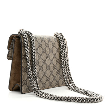 GUCCI GG Supreme Monogram Mini Dionysus Shoulder Bag Taupe