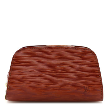 LOUIS VUITTON Epi Dauphine 17 Cosmetic Pouch Fawn