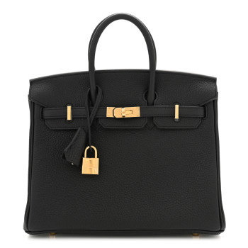 HERMES Togo Birkin 25 Black
